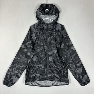 H&M Sport Windbreaker Jacket Men's XL Graphic Print Casual Polyester Full Zip